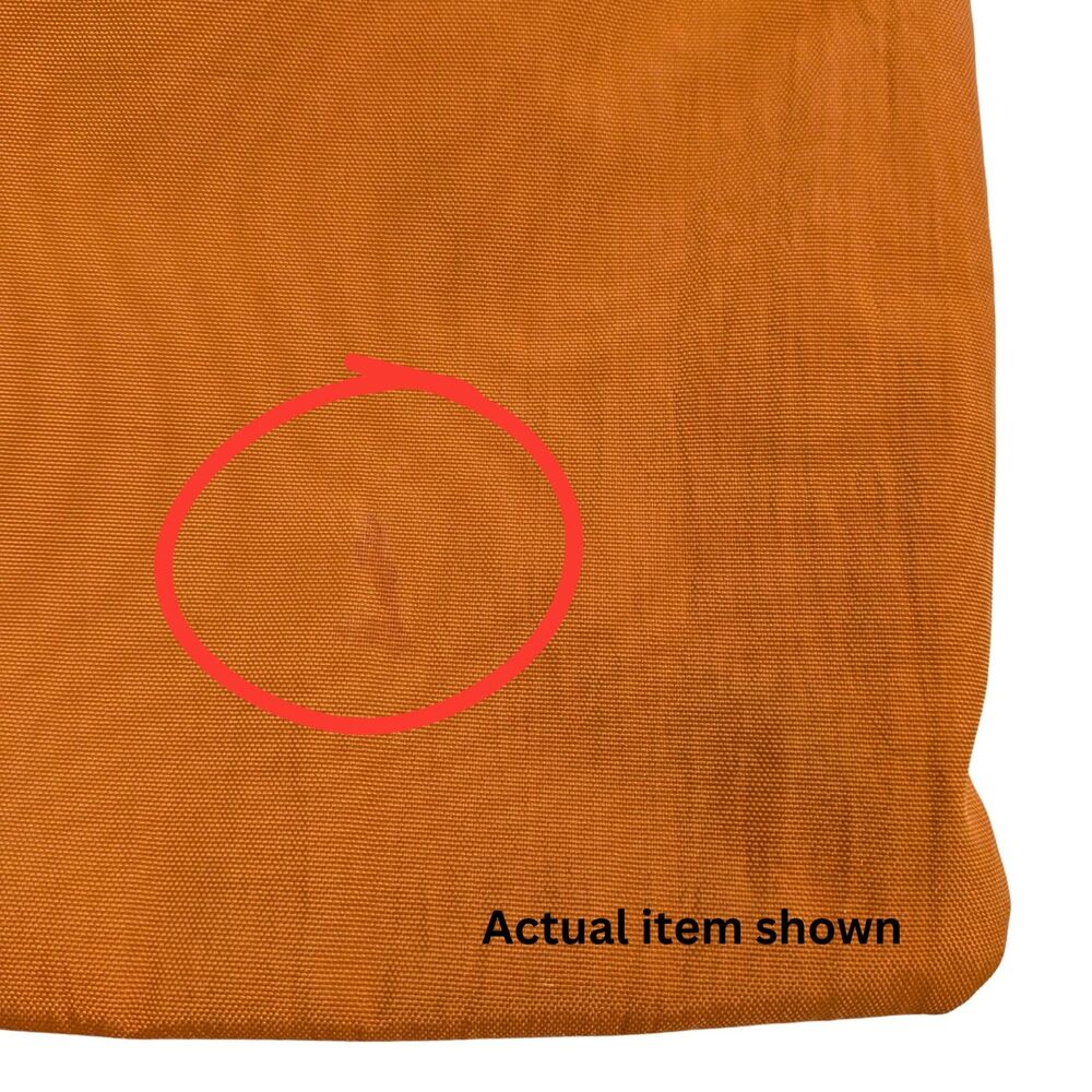 🧡 Baggallini Orange Nylon Crossbody Bag Travel Organizer Purse 10x10 - Picture 10 of 10